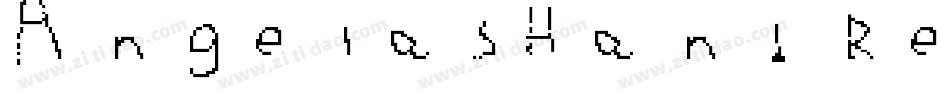 AngelasHand Regular字体转换